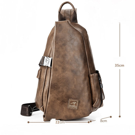 Bolsa Mensajero de Gran Capacidad para Hombre - Mochila Casual Estilo Coreano - Image 4