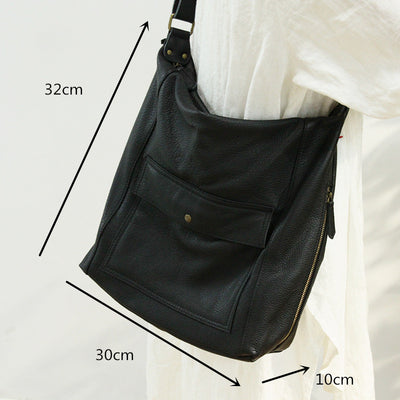 Bolso de Hombro Mujer Piel de Becerro Gran Capacidad - Bolsa Mensajero Práctica - Image 6
