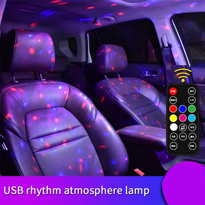 Luz Ambiental USB para Auto con 16 Colores Ajustables - Image 6
