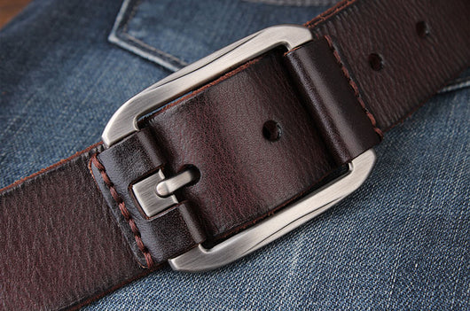 Cinturón de Cuero para Hombre con Hebilla de Pasador Pidai - Image 13
