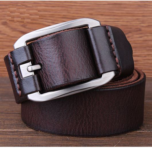 Cinturón de Cuero para Hombre con Hebilla de Pasador Pidai - Image 5