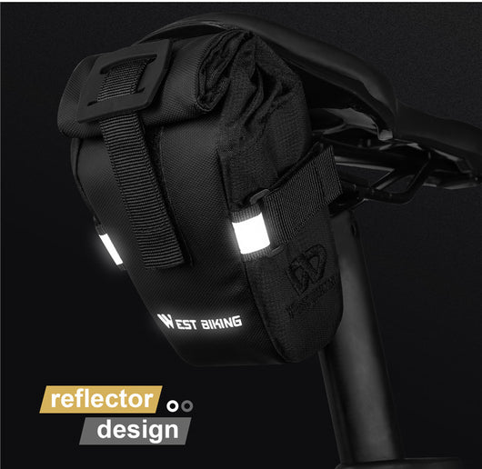 Bolsa Trasera para Bicicleta de Montaña y Ruta - Plegable y Compacta - Image 3