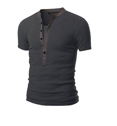 Camiseta Slim Fit con Costuras en Cuello para Hombre - Image 6