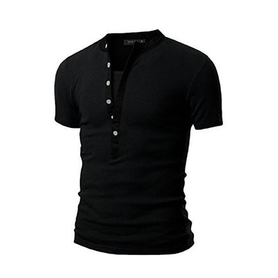 Camiseta Slim Fit con Costuras en Cuello para Hombre - Image 3