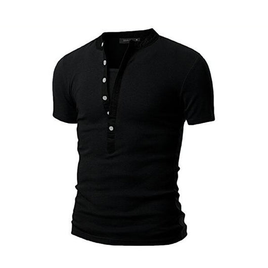 Camiseta Slim Fit con Costuras en Cuello para Hombre - Image 3