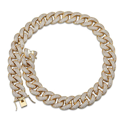 Collar con Circonitas Engarzadas de 18mm - Diseño Europeo y Estadounidense - Image 3