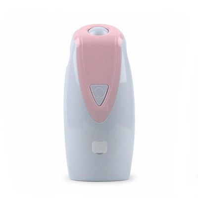 White and light green automatic laser cat toy with a power button, designed to provide interactive entertainment for cats. - Image 10