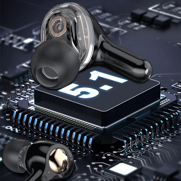 Auriculares Bluetooth Inalámbricos con Pantalla Digital y Micrófono Dual