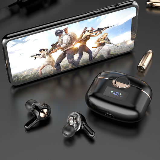 Auriculares Bluetooth Inalámbricos con Pantalla Digital y Micrófono Dual - Image 3