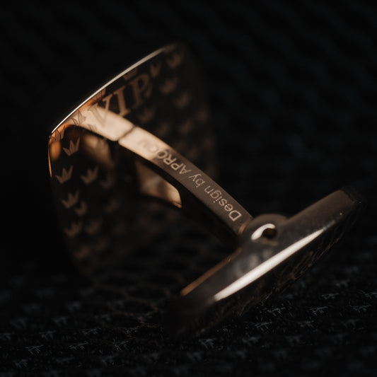 Gemelos Dorados Estilo Francés para Hombre - Elegancia Empresarial - Image 2