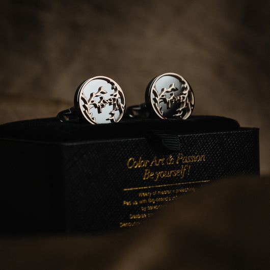 Gemelos de Acero Francés para Hombre - Elegancia Empresarial - Image 3