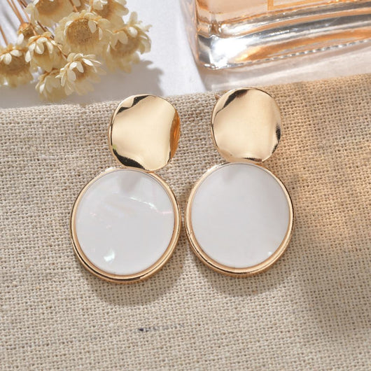Aretes Lentejuelas Acrílico Estilo Retro - Diseño Importado - Image 6