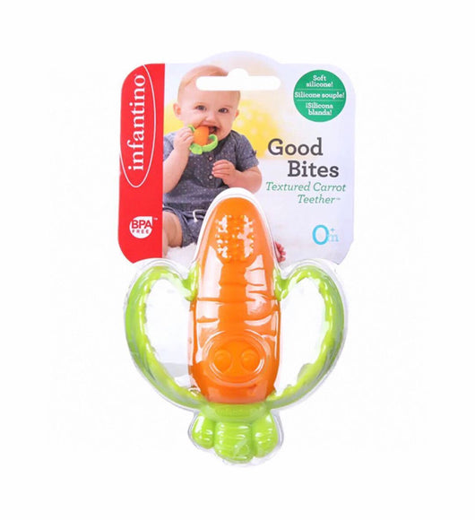 Mordedor de Zanahoria Infantino Baby Tino - Alivio Natural para la Dentición - Image 4