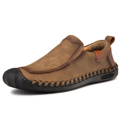 Zapatos Casuales de Cuero para Hombre - Estilo Retro Clásico - Image 17