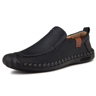 Zapatos Casuales de Cuero para Hombre - Estilo Retro Clásico - Image 4