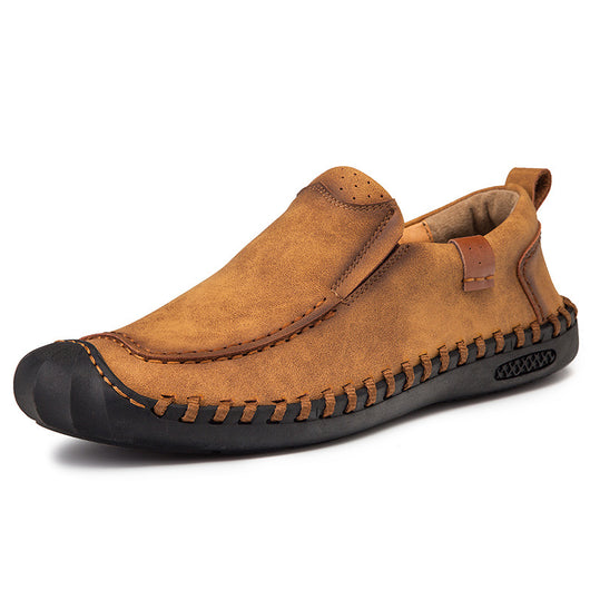 Zapatos Casuales de Cuero para Hombre - Estilo Retro Clásico - Image 3