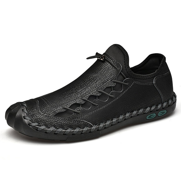 Zapatos Casuales de Cuero para Hombre - Estilo Retro Clásico