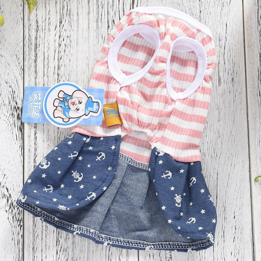 Vestido Chaleco Fresco para Mascotas - Estilo Primavera Verano
