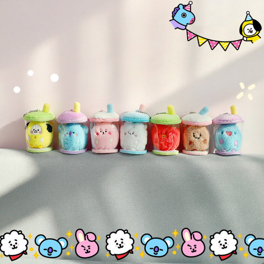 Taza de Té con Muñeco de Peluche Integrado para Mascotas Pequeñas