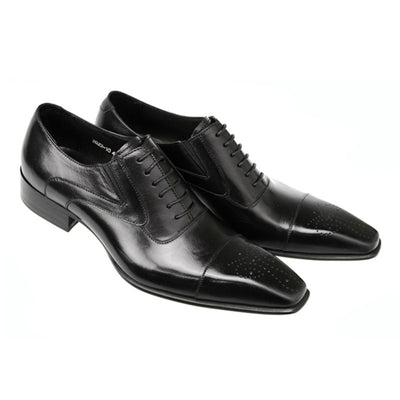 Zapatos Casuales de Cuero para Hombre con Punta Cuadrada - Image 11