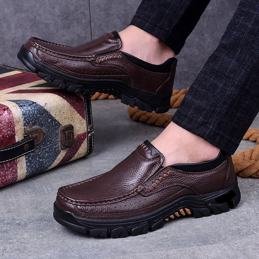Zapatos de Cuero para Hombre Talla Grande - Calzado Elegante de Importación - Image 11