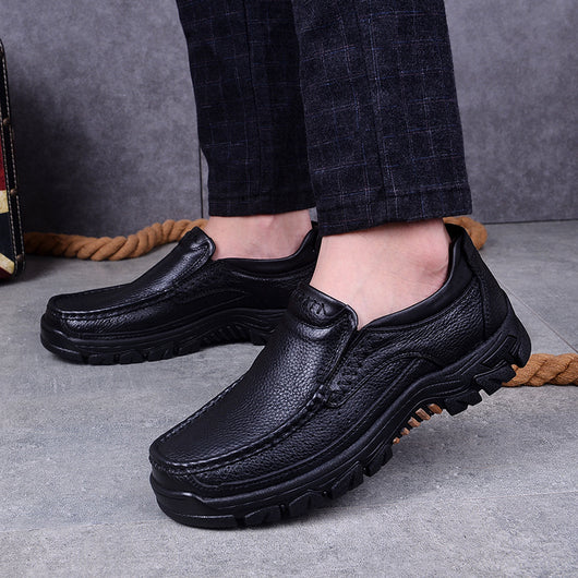 Zapatos de Cuero para Hombre Talla Grande - Calzado Elegante de Importación - Image 10