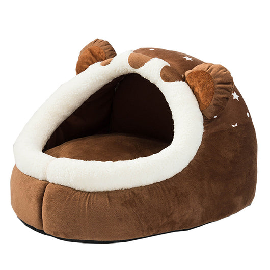 Cama de Peluche Desmontable y Lavable para Mascotas Pequeñas - Image 10