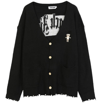 Cardigan Harajuku con Botones - Estilo Urbano Japonés - Image 15