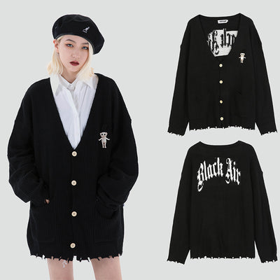 Cardigan Harajuku con Botones - Estilo Urbano Japonés - Image 3