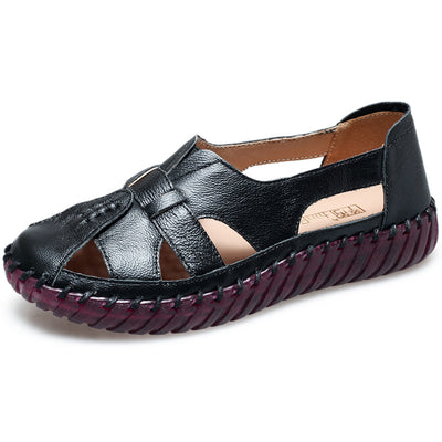 Zapatos de Cuero para Mujer con Diseño Hueco Innovador