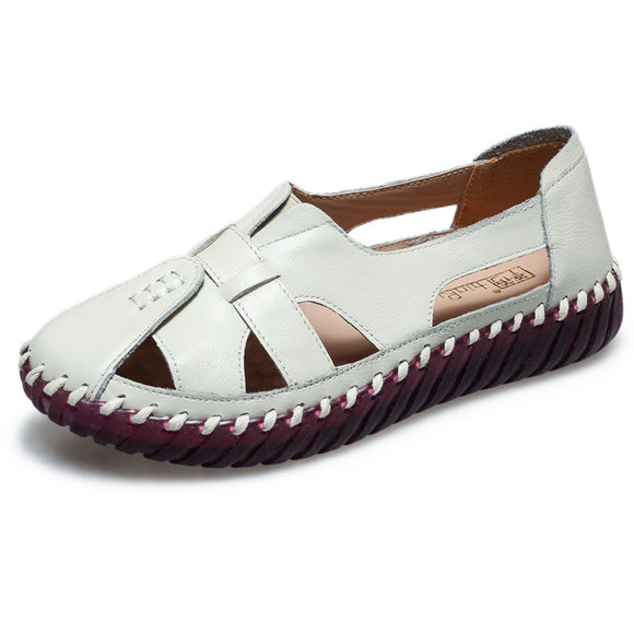 Zapatos de Cuero para Mujer con Diseño Hueco Innovador