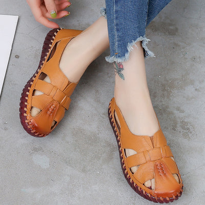 Zapatos de Cuero para Mujer con Diseño Hueco Innovador - Image 5