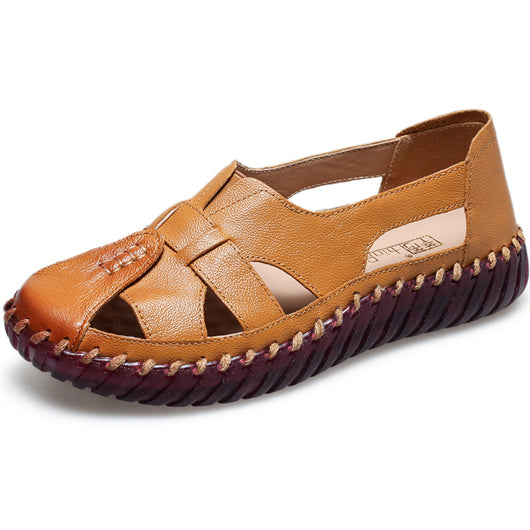 Zapatos de Cuero para Mujer con Diseño Hueco Innovador - Image 4