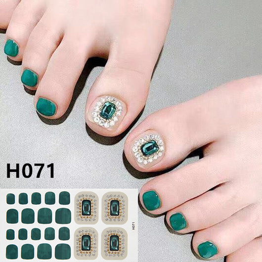 Adhesivos Metálicos Removibles para Uñas de los Pies - Image 7