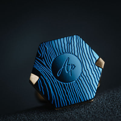 Gemelos Azul Francés con Detalles Dorados para Hombre - Image 9