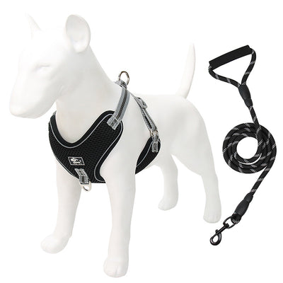 Arnés de Pecho para Perro con Correa de Tracción - Image 2