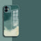 Funda iPhone 12 de Cristal Templado con Diseño Acuarela y Bordes Rectos