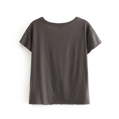 Playera Estilo Europeo Mujer Verano - Diseño Tigre Sol y Luna - Image 2