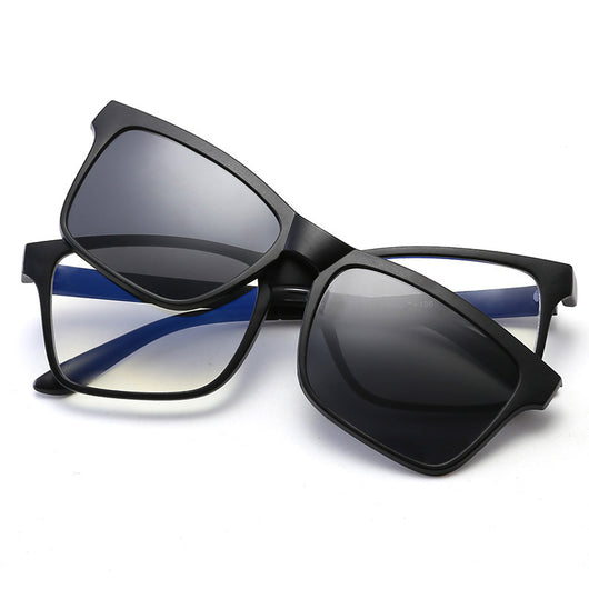 Gafas de Sol Polarizadas con Marco Magnético Dual y Espejo Desmontable - Image 9