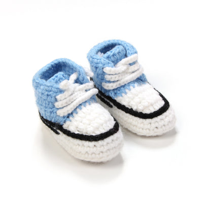 Zapatos Tejidos a Mano con Suela Blanda para Bebés y Niños Pequeños - Image 4