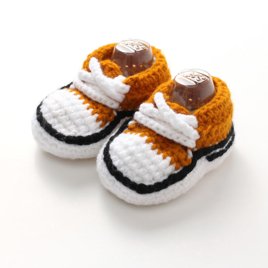 Zapatos Tejidos a Mano con Suela Blanda para Bebés y Niños Pequeños - Image 7