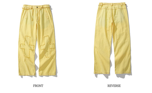 Jeans Retro con Costuras Decorativas para Hombre - Image 10