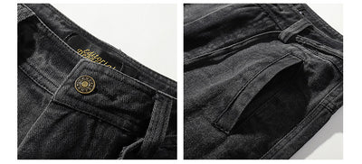 Jeans Retro con Costuras Decorativas para Hombre - Image 16
