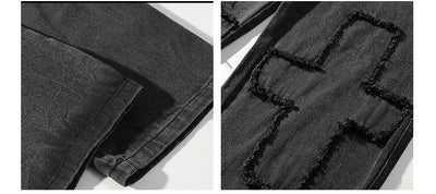 Jeans Retro con Costuras Decorativas para Hombre - Image 6