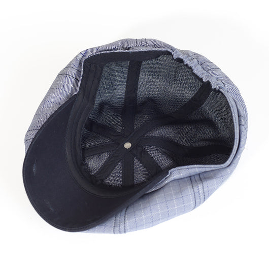 Boina Octagonal de Rayas Europeas - Gorra Pintor Estilo Británico Primavera Verano - Image 6