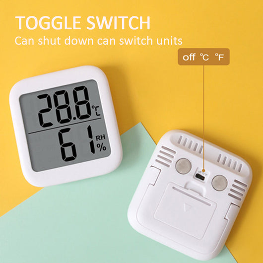 Termómetro Higrómetro Digital con Pantalla LCD para Hogar y Cuarto de Bebé - Image 10