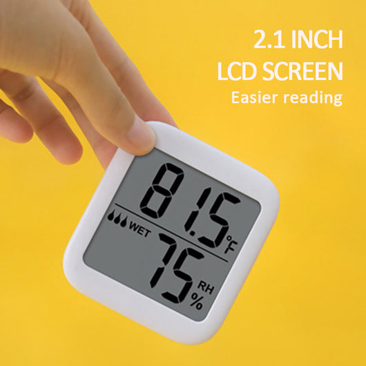 Termómetro Higrómetro Digital con Pantalla LCD para Hogar y Cuarto de Bebé - Image 11