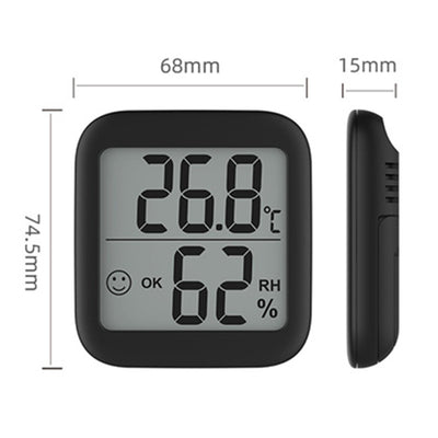 Termómetro Higrómetro Digital con Pantalla LCD para Hogar y Cuarto de Bebé - Image 16