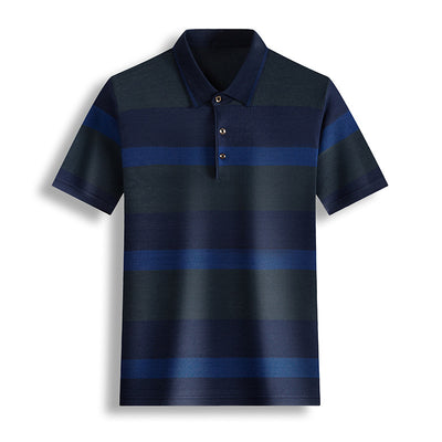 Playera Hombre Rayas Bloques de Color Manga Corta - Image 7