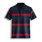 Playera Hombre Rayas Bloques de Color Manga Corta